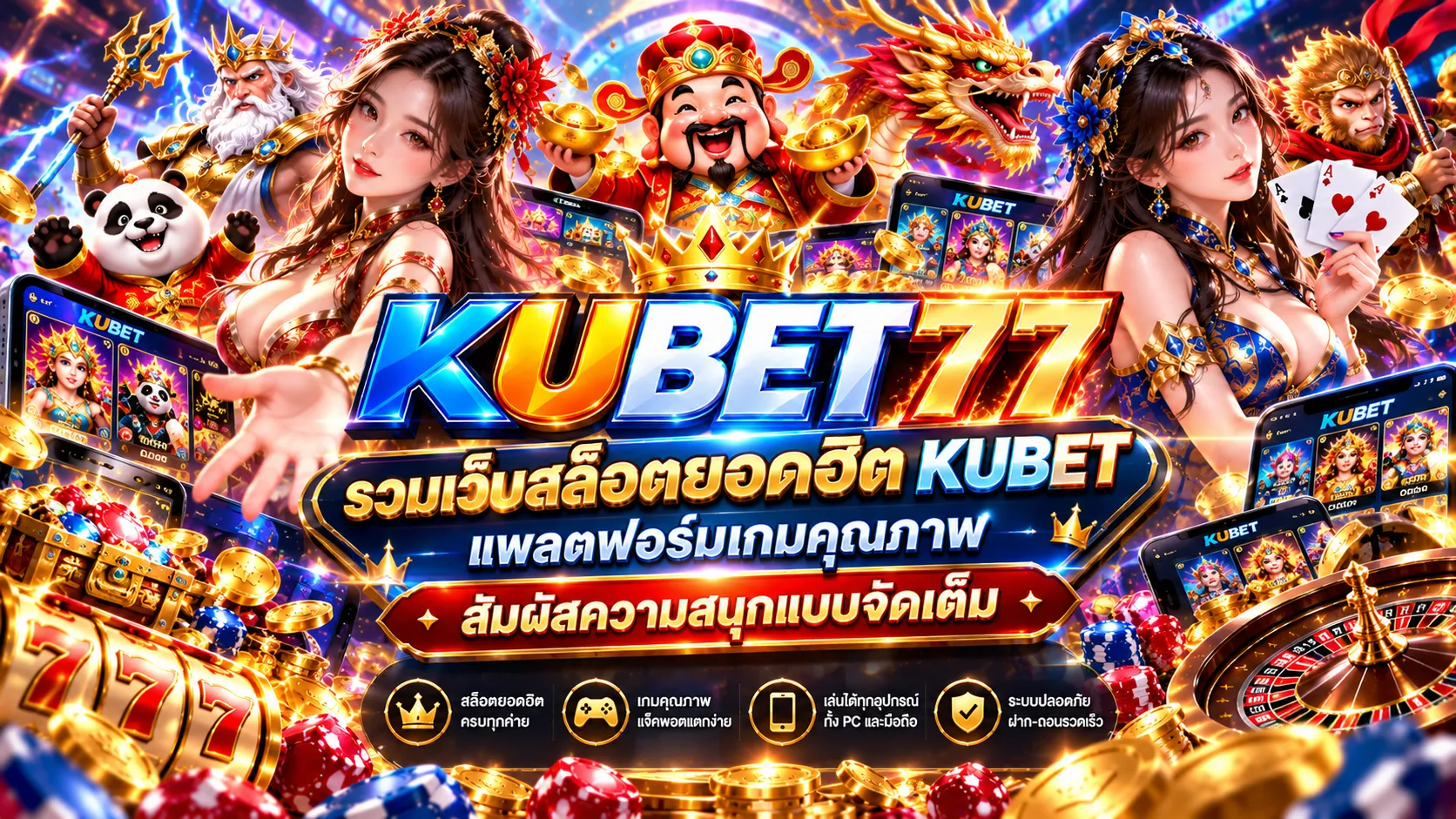 kubet77 รวมเว็บสล็อตยอดฮิต KUBET แพลตฟอร์มเกมคุณภาพ สัมผัสความสนุกแบบจัดเต็ม